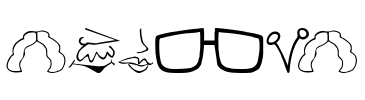 LCR Create A Face  Free Fonts Download