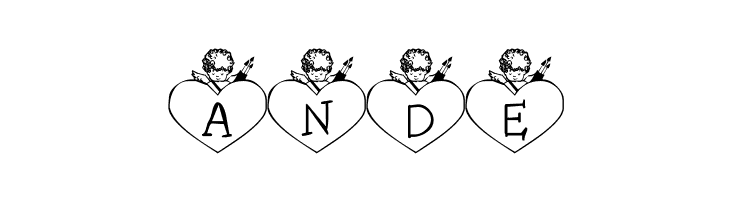 LCR Cupid's Heart  Free Fonts Download