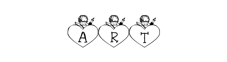 LCR Cupid's Heart  Free Fonts Download