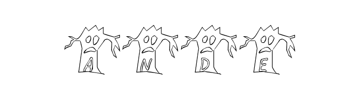 LCR Firghtful Tree  Free Fonts Download