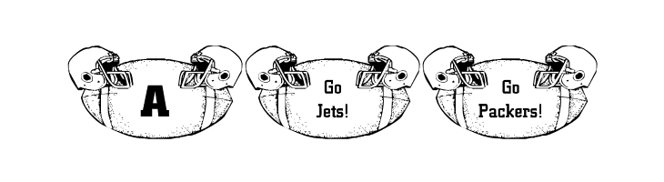 LCR Football Fanatic  Free Fonts Download