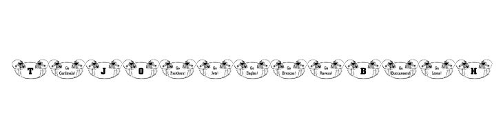 LCR Football Fanatic  Free Fonts Download