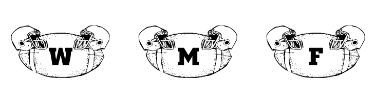 LCR Football Fanatic  Free Fonts Download