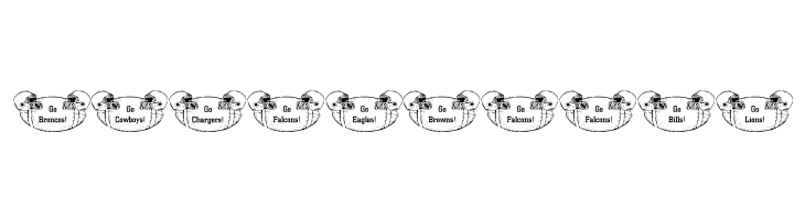 LCR Football Fanatic  Free Fonts Download