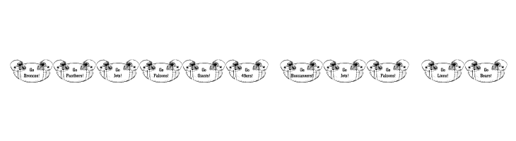 LCR Football Fanatic  Free Fonts Download