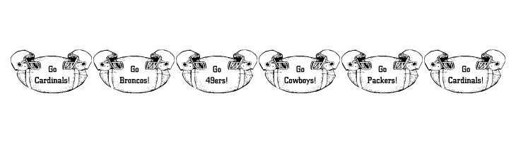 LCR Football Fanatic  Free Fonts Download