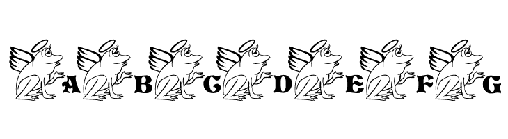LCR Frogii's Angel  Free Fonts Download