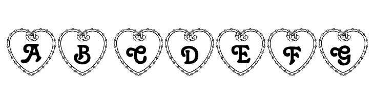 LCR Heartful Rose  Free Fonts Download