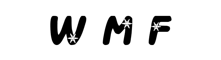 LCR Itz Snowflakes  Free Fonts Download