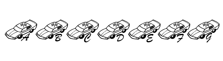 LCR Kylez Nazcar  Free Fonts Download