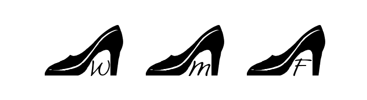 LCR Lisa's Pumps  Free Fonts Download