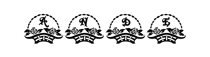 LCR Mom's Rose Basket  Free Fonts Download