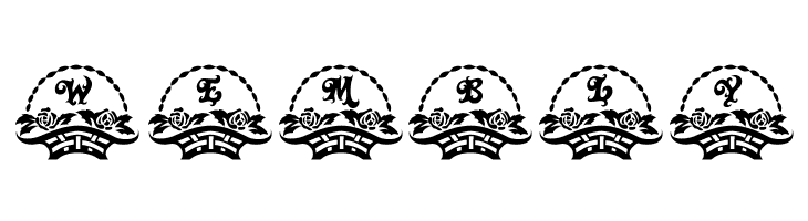 LCR Mom's Rose Basket  Free Fonts Download