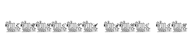 LCR Only A Memory  Free Fonts Download