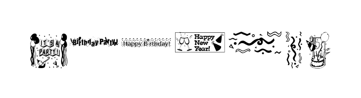 LCR Party Dings  Free Fonts Download