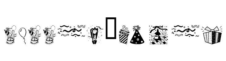 LCR Party Dings  Free Fonts Download