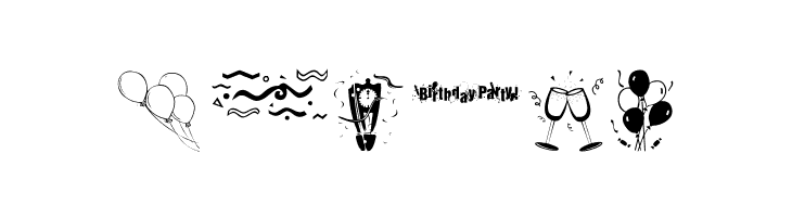 LCR Party Dings  Free Fonts Download