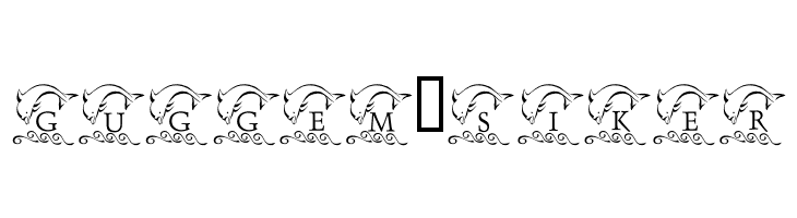 LCR Playful Dolphin  Free Fonts Download