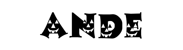 LCR Pumpkin Face  Free Fonts Download