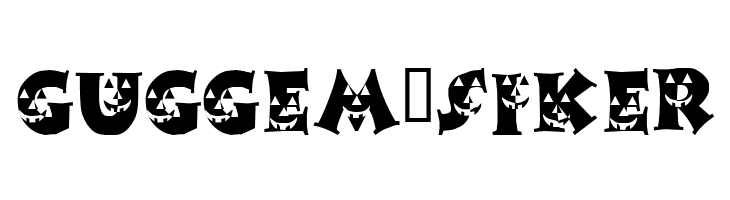 LCR Pumpkin Face  Free Fonts Download