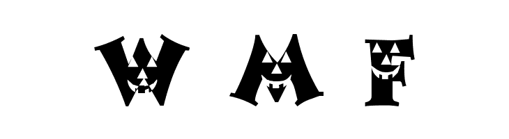 LCR Pumpkin Face  Free Fonts Download