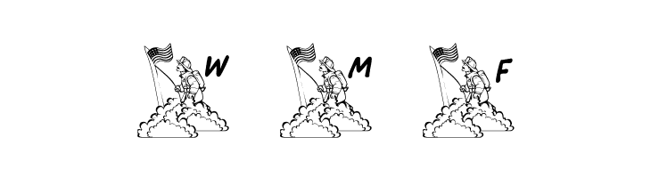 LCR She Proudly Waves LSF  Free Fonts Download