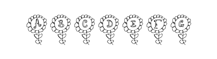 LCR Shelbys Flower  Free Fonts Download