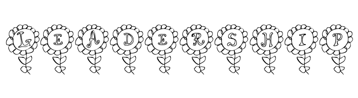 LCR Shelbys Flower  Free Fonts Download