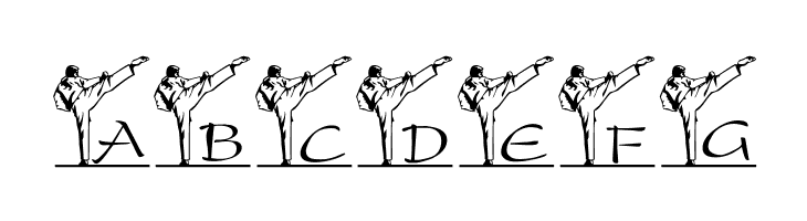 LCR Spencer's Karate Kick  Free Fonts Download