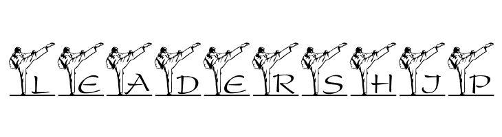 LCR Spencer's Karate Kick  Free Fonts Download