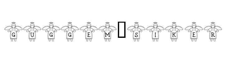 LCR Stitched by an Angel  Free Fonts Download