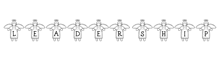 LCR Stitched by an Angel  Free Fonts Download