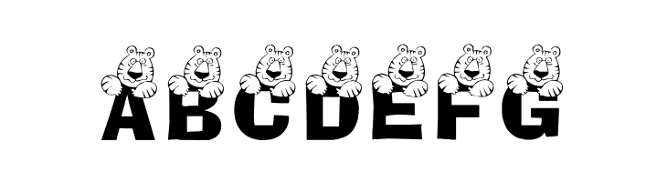 LCR Tiger Cat  Free Fonts Download