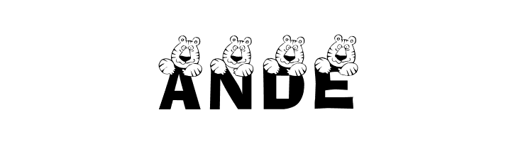 LCR Tiger Cat  Free Fonts Download