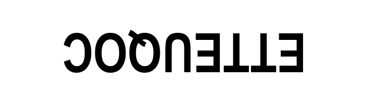 Upside Down Sans Serif Narrow Bold  Free Fonts Download