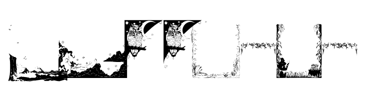 LM Nature Borders  Free Fonts Download