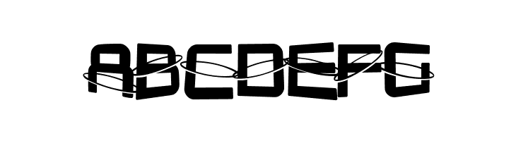 SF Outer Limits DistUpright  Free Fonts Download