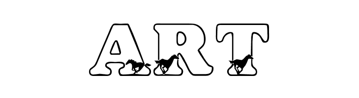 LMS Alicia's Horses  Free Fonts Download