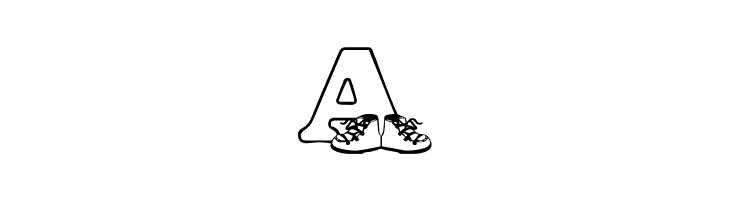 LMS Baby Hayden's Shoes  Free Fonts Download