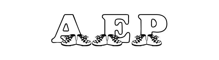 LMS Baby Hayden's Shoes  Free Fonts Download