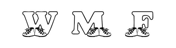 LMS Baby Hayden's Shoes  Free Fonts Download