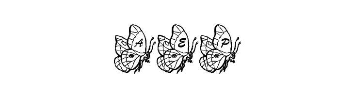 LMS Beautiful Butterfly  Free Fonts Download