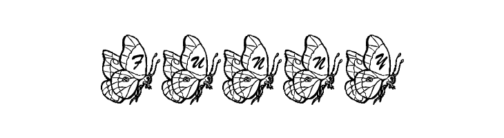 LMS Beautiful Butterfly  Free Fonts Download