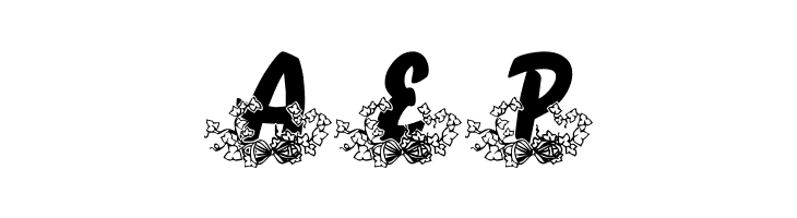 LMS Bed of Ivy and Ribbons  Free Fonts Download