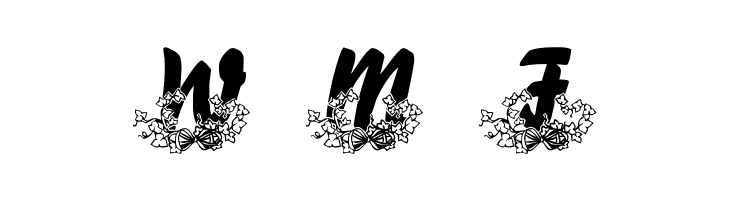 LMS Bed of Ivy and Ribbons  Free Fonts Download