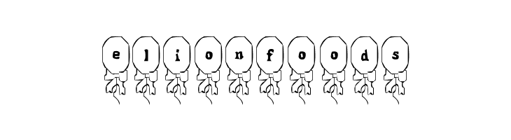 LMS Birthday Balloons  Free Fonts Download