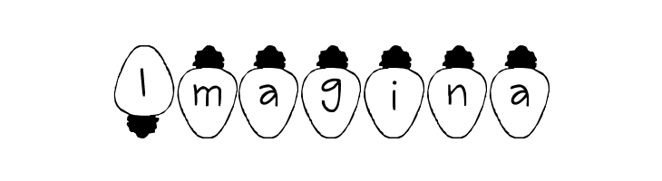 LMS Christmas Lights  Free Fonts Download