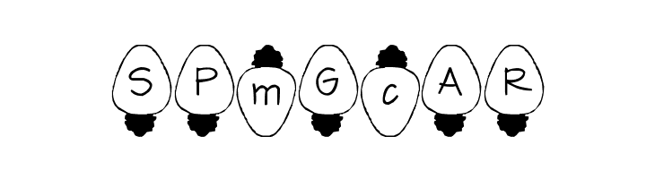 LMS Christmas Lights  Free Fonts Download