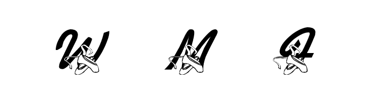 LMS Dance Shoes  Free Fonts Download