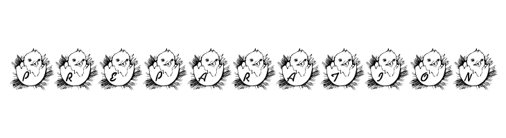 LMS Easter Chick  Free Fonts Download